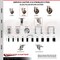 Service Caster 3.5 Inch 316SS High Temp Glass Filled Nylon 10mm Threaded Stem Caster Set SCC-SS316TS20S3514-GFNSHT-M1015-4 - alternate 1